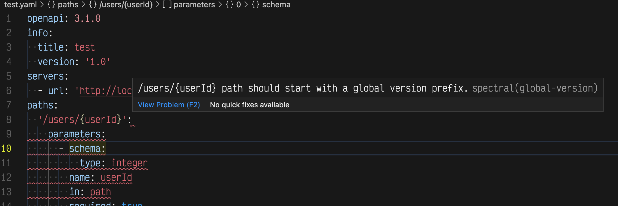 Using the "overrides" feature results in unexpected behaviour in