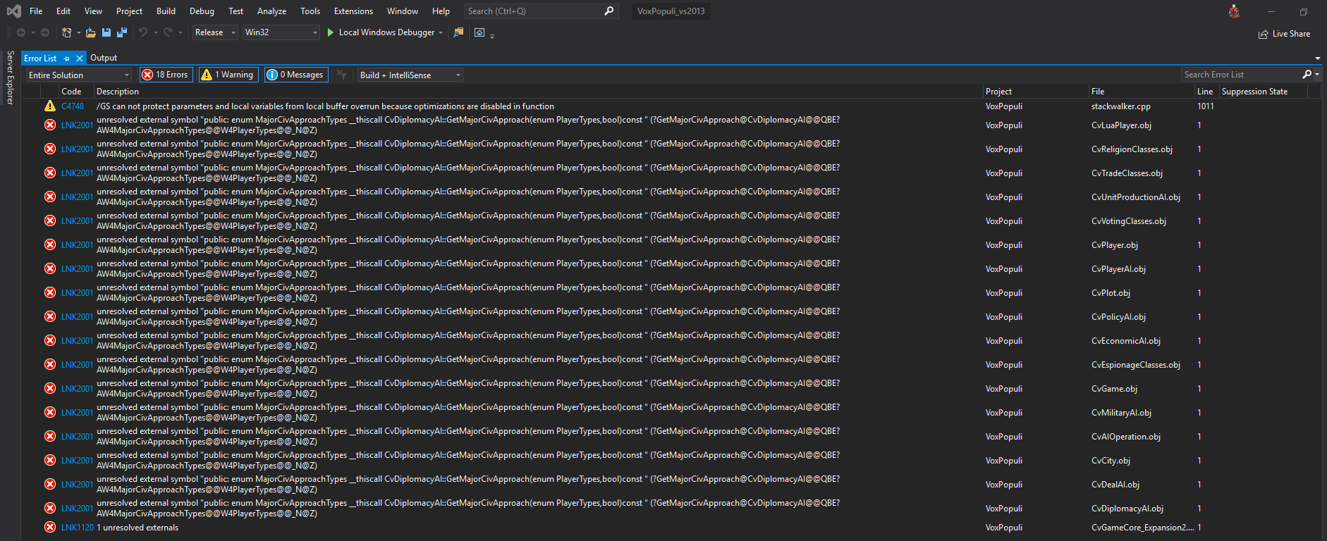 Trouble debugging build errors · Issue #6294 · LoneGazebo/Community ...