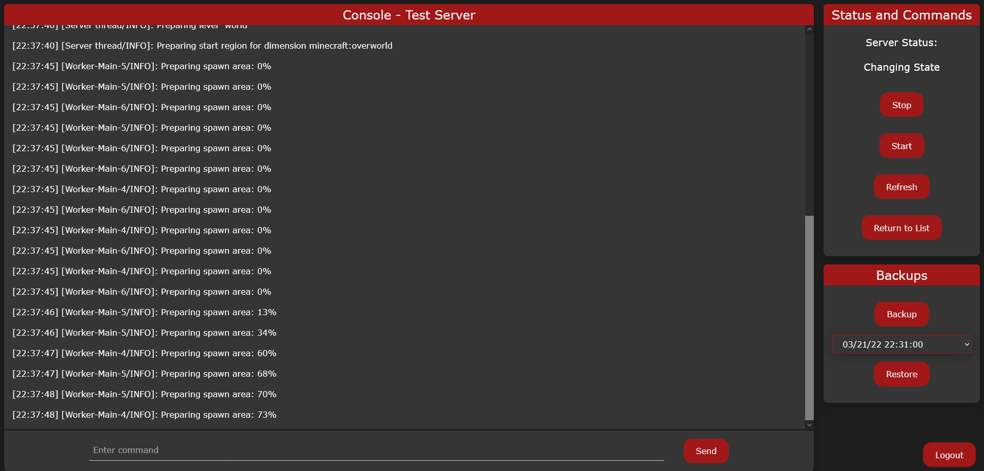GitHub - Jmcgee01125/ObsidiaMC-Web-Console: A python-based web console ...