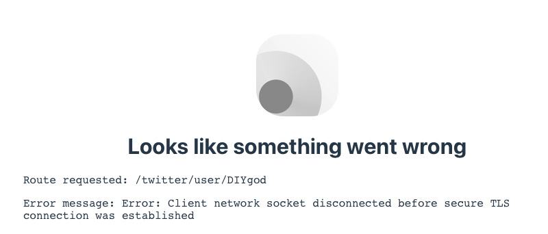 Youtube 成功配置，但是 Twitter 不行 · Issue #7154 · DIYgod/RSSHub · GitHub