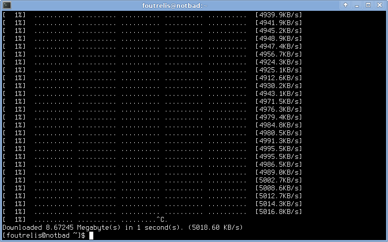 Progress indicator is messed up in axel 2.17.4 · Issue #228 · axel ...