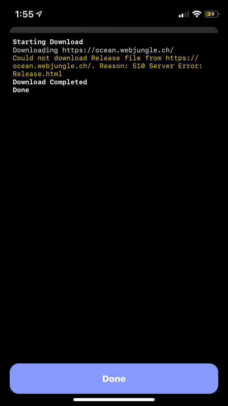 Unable to get a repo · Issue #1600 · zbrateam/Zebra · GitHub