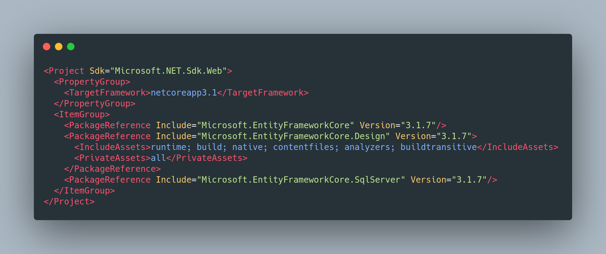 dotnet-ef migrations remove The server was not found or was not ...