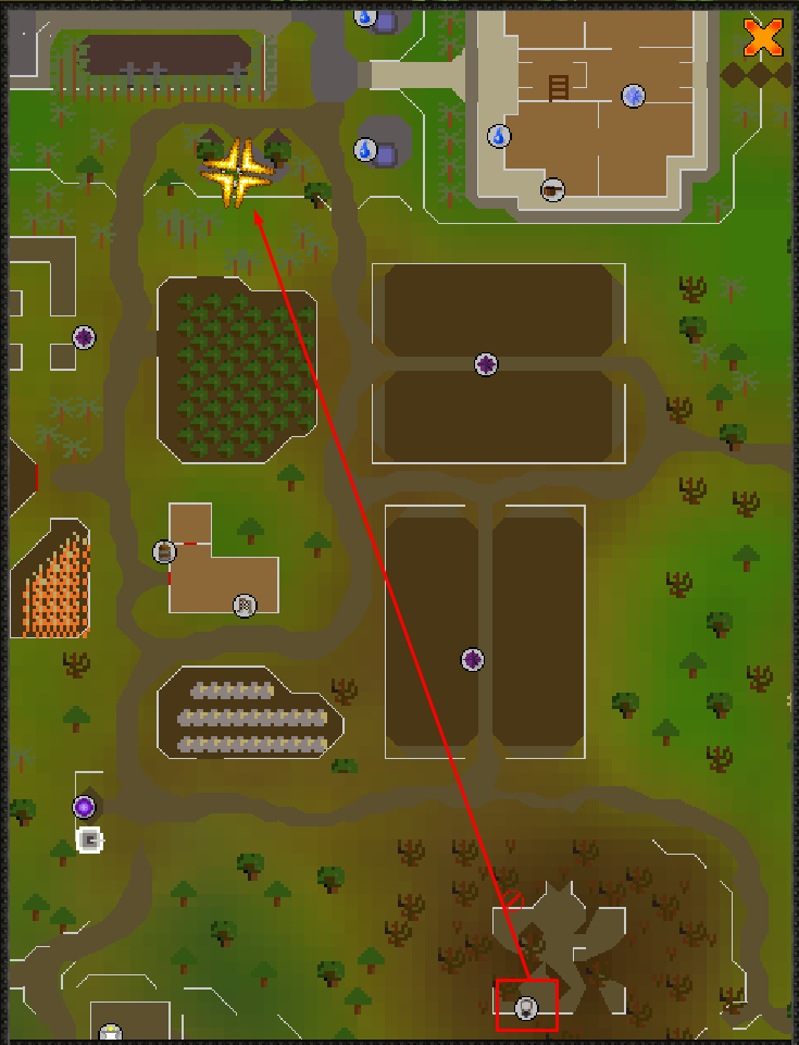 Xeric's Talisman Xeric's Glade teleportation icon misplaced · Issue