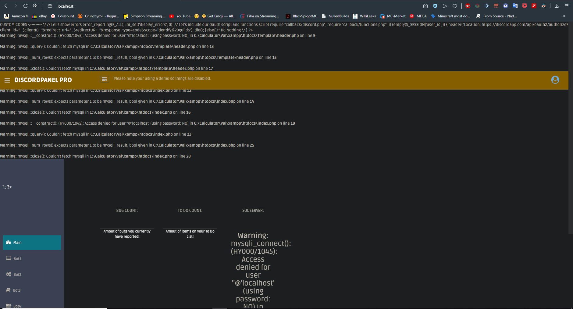Not working :/ · Issue #1 · charlesbradbeer/Discord-Panel-Pro · GitHub