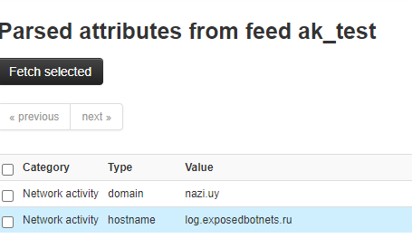 Bug: Feed Import Attribute missmatch · Issue #8030 · MISP/MISP · GitHub