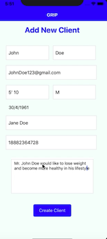 GitHub - therealmcp/gripApp: A mobile application for personal trainers ...