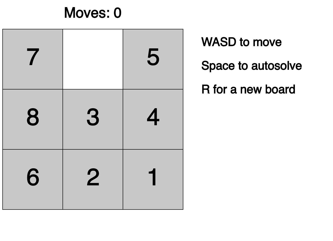 GitHub - aaronyyye/8-Game: The 8 game is a sliding puzzle that consists ...