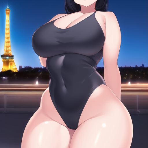 08711-1234474942-1girl at night half-rim glasses angry frown detailed background in front of the Eiffel Tower wide hips highres HD 4kdh5x28oq