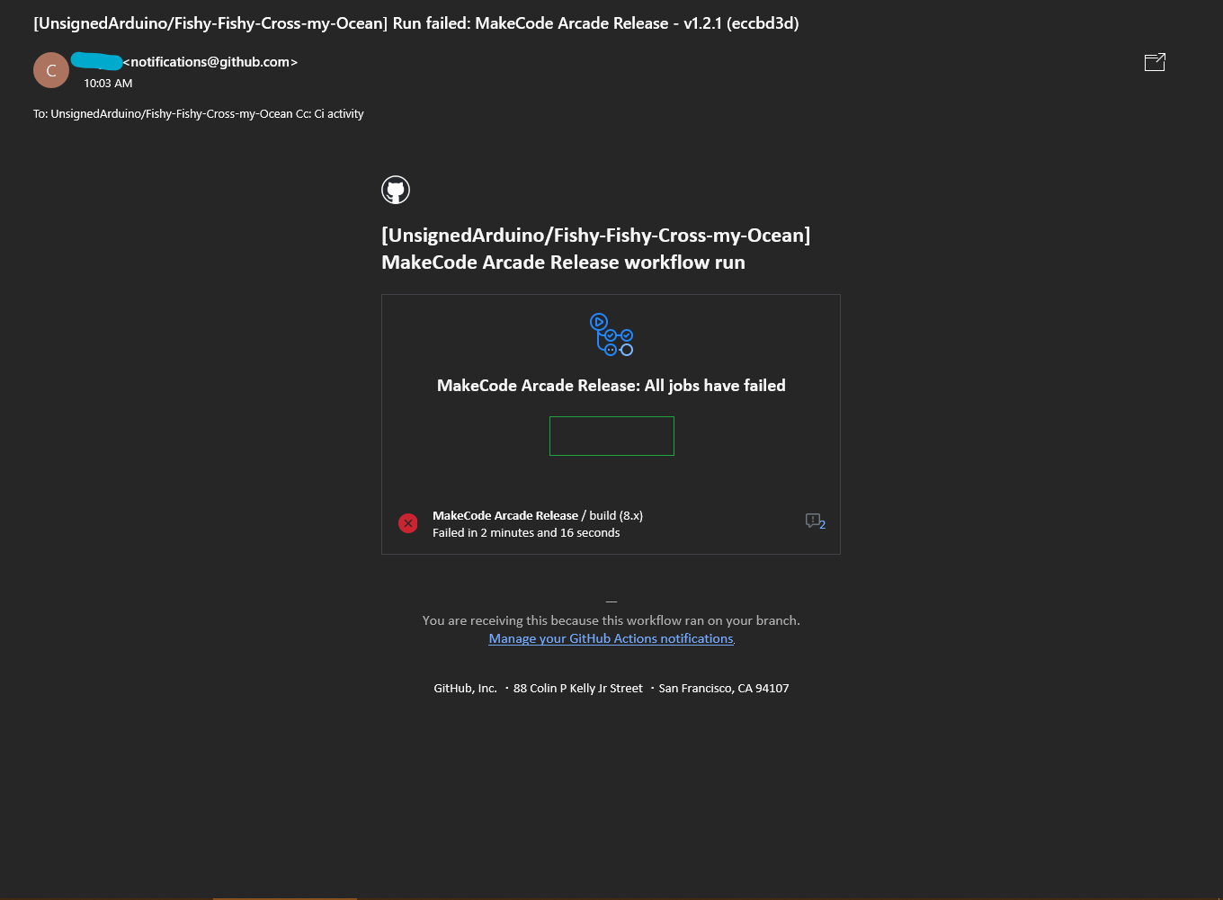 Github pages build failed email · Issue 2588 · microsoft/pxtarcade