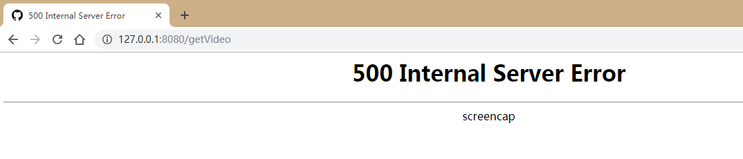 [problem]http status 500/400 · Issue #1 · aviloria/ScreenCaptureServer ...