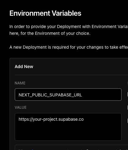Supabase integration ( Vercel ) · supabase · Discussion #3918 · GitHub