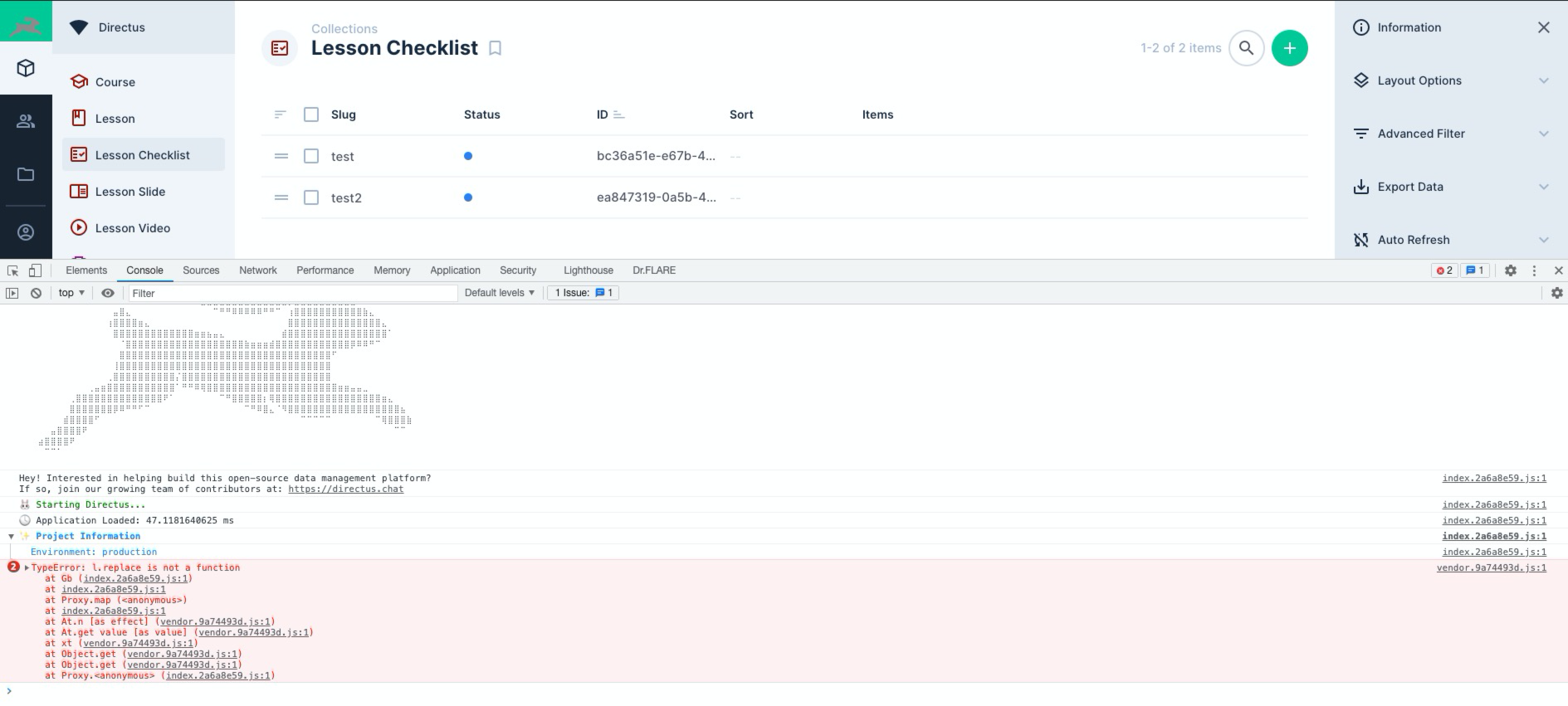 Repeater Field with "Label" Display Causing Interface Error · Issue