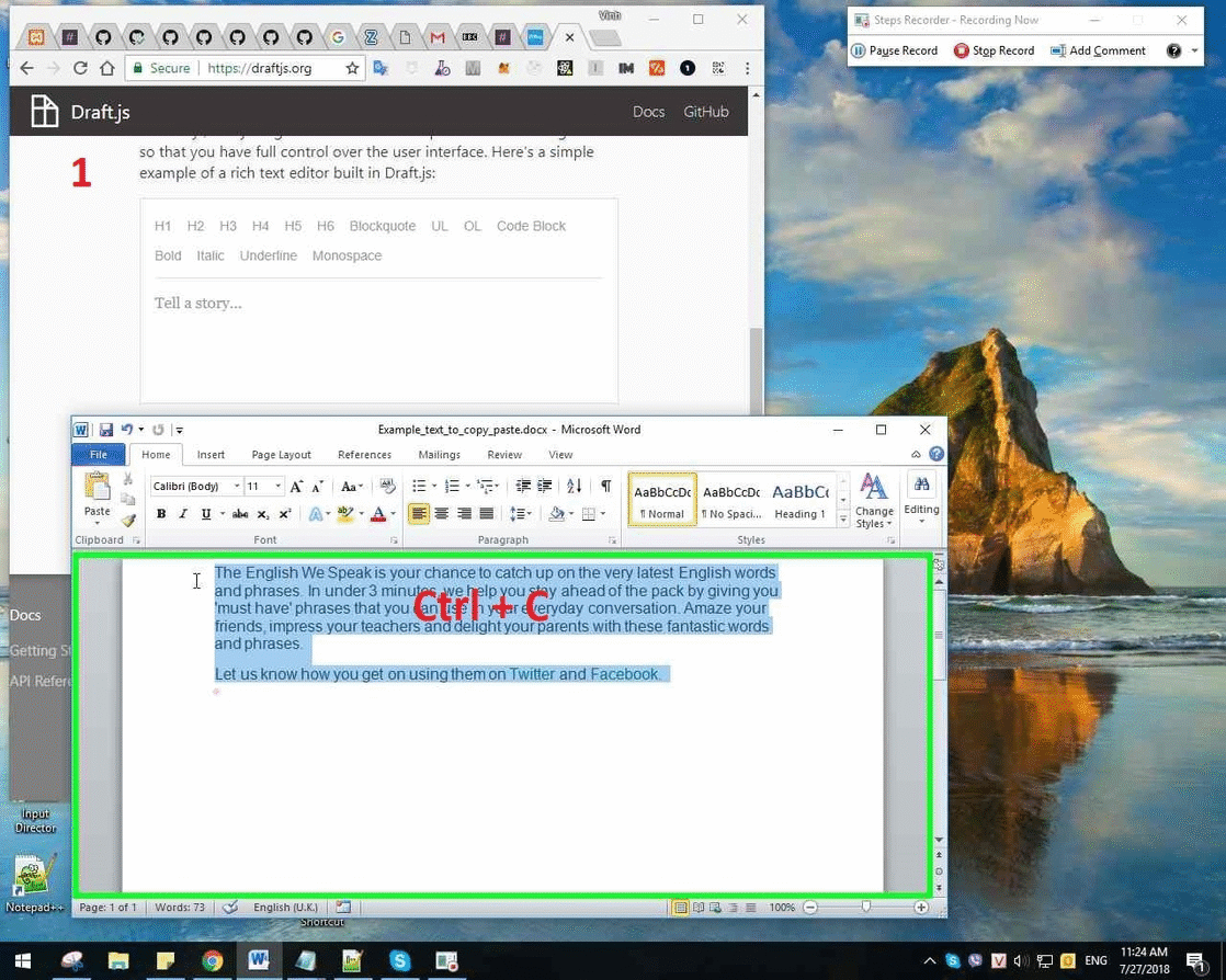 Formatting changes when pasting from Word · Issue 1824
