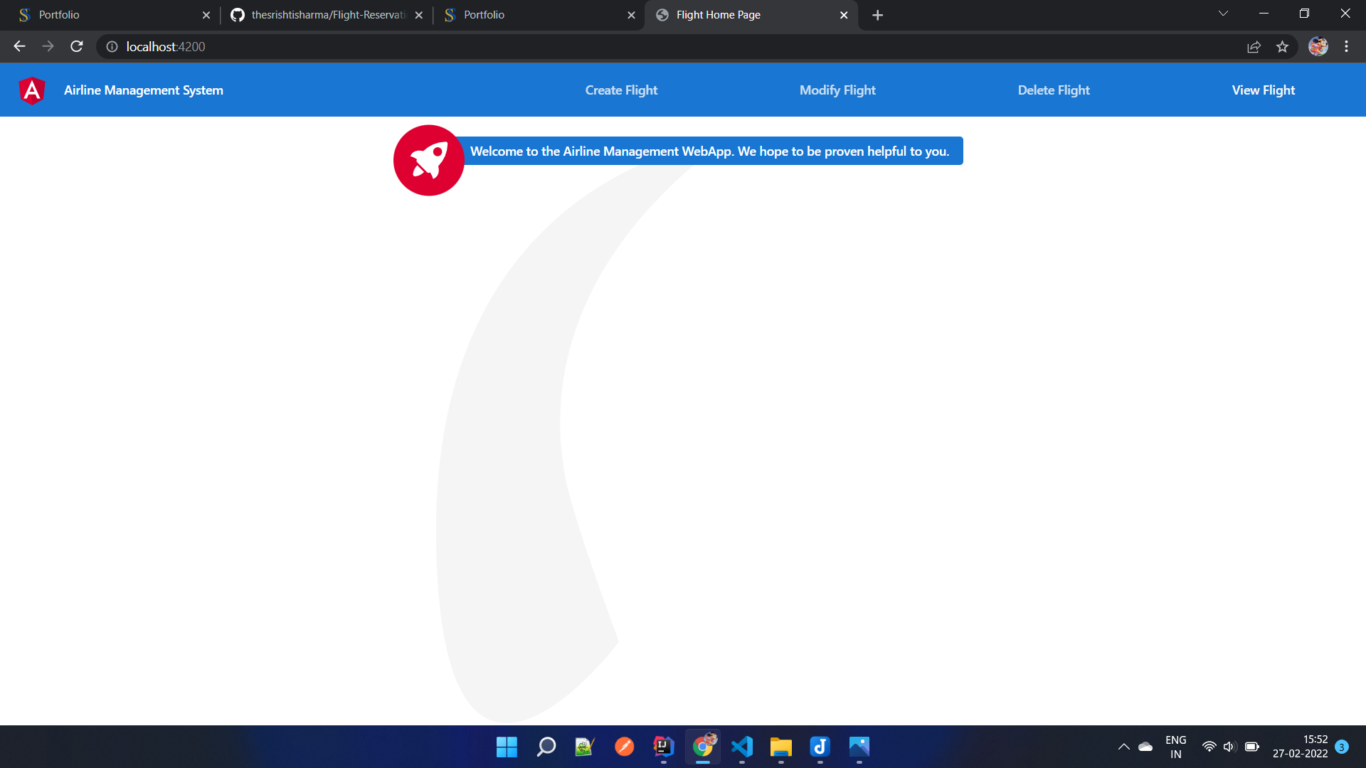GitHub - thesrishtisharma/Flight-Admin-System: Angular and Spring based ...
