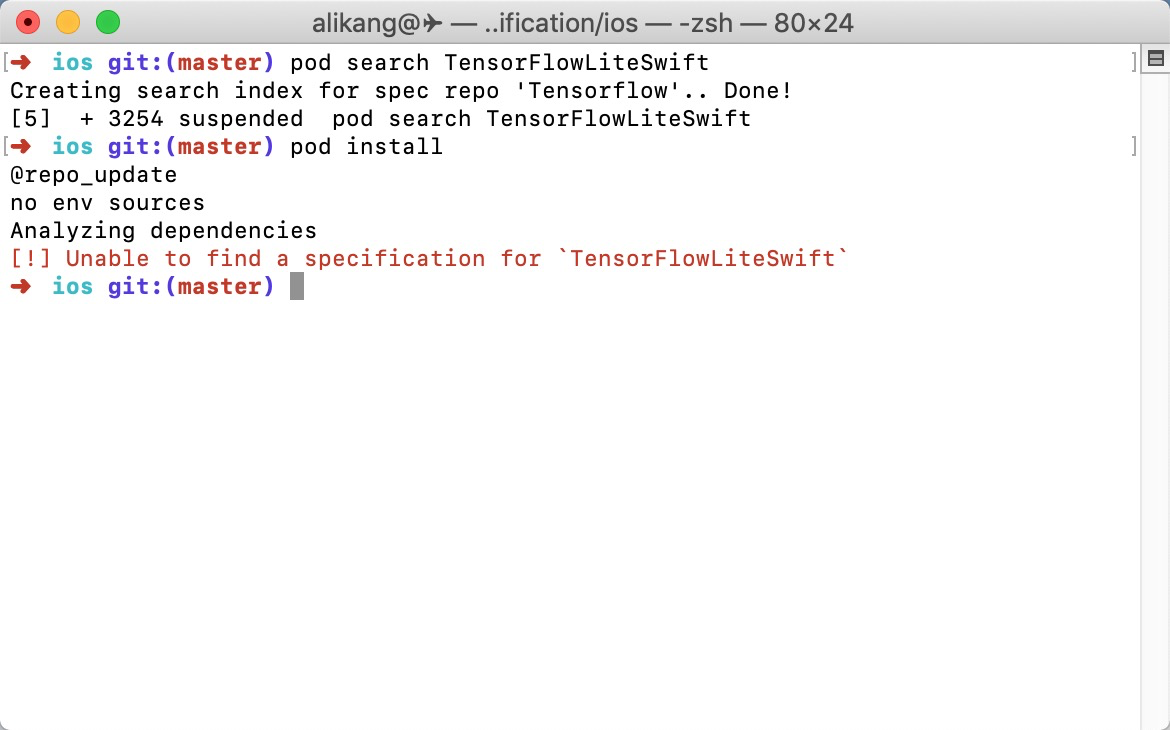 iOS Demo Pod install error · Issue #35526 · tensorflow/tensorflow · GitHub