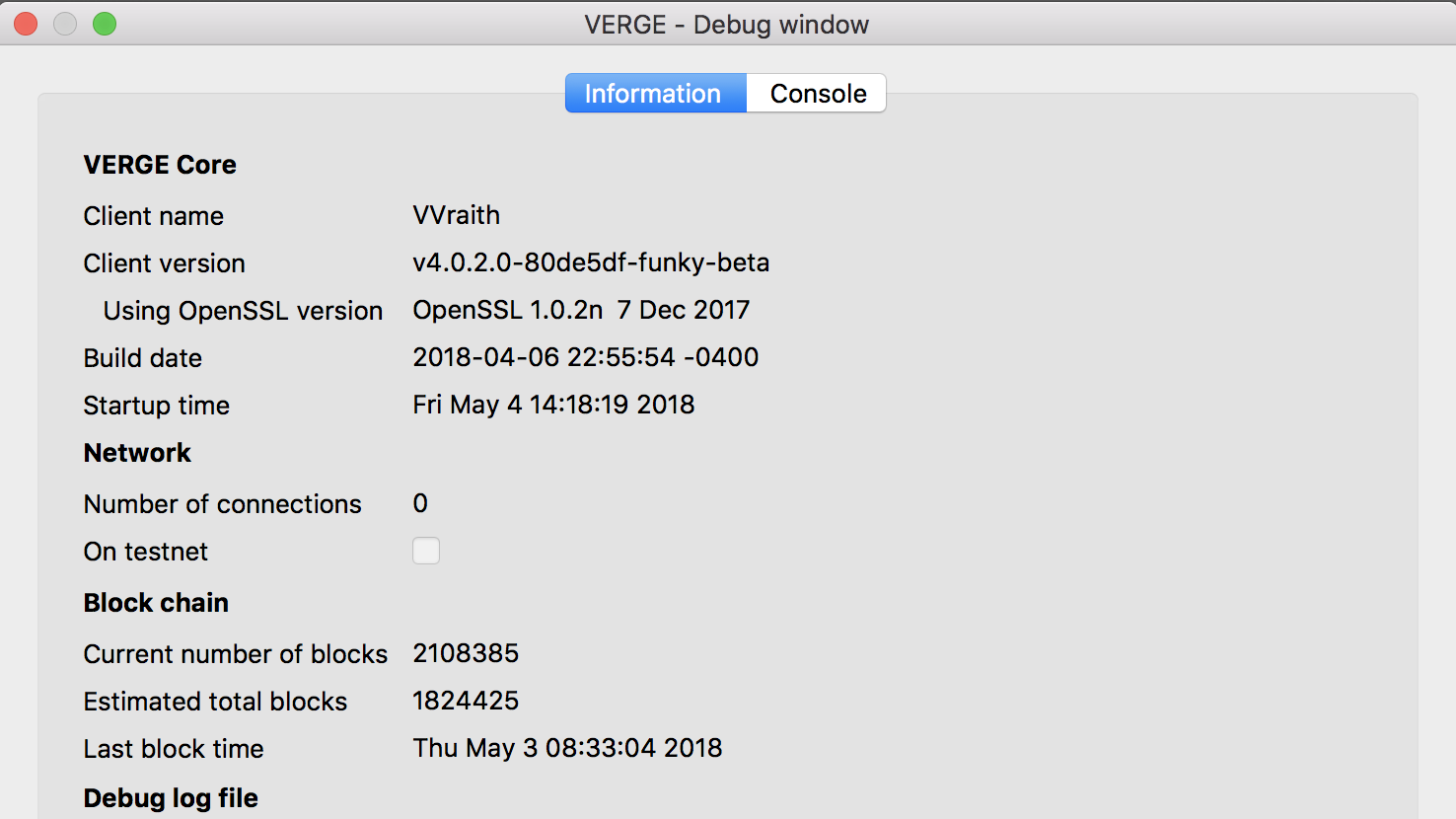 out of sync wallet