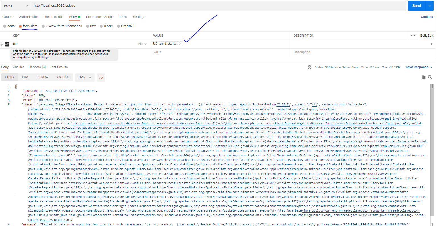 Spring cloud function does not take Multipart file as input. · Issue ...