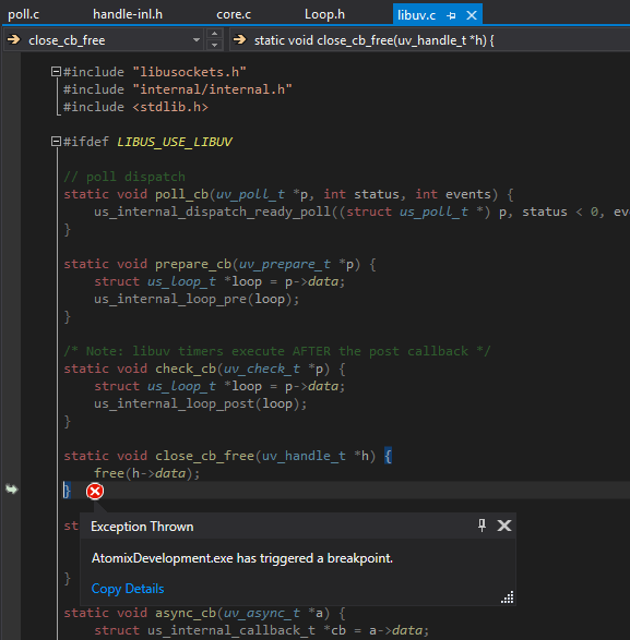 us_poll_resize is broken and has been for long with libuv · Issue #139 ...