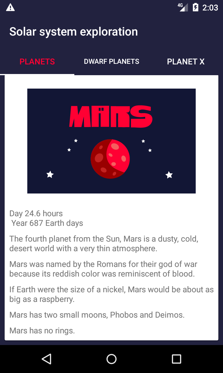 GitHub - TommyTeaVee/SolarSystemExplorationApp: Android Education App ...