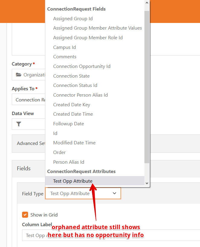 Deleted Connection Opportunities Cause Orphaned Request Attributes in ...