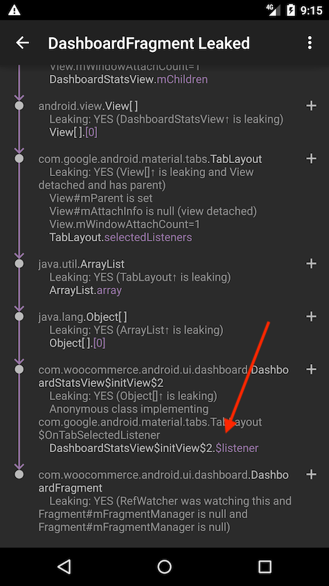 Leak in old stats view · Issue #1757 · woocommerce/woocommerce-android ...