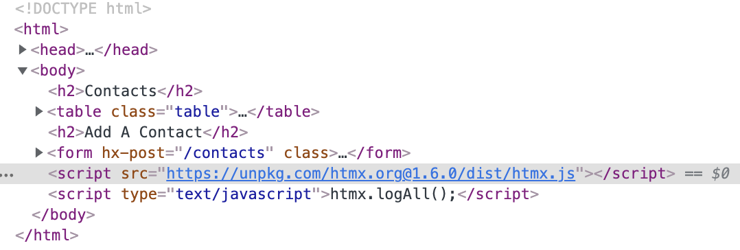 Problem with inserting a new row in a table with hx-swap-oob · Issue ...