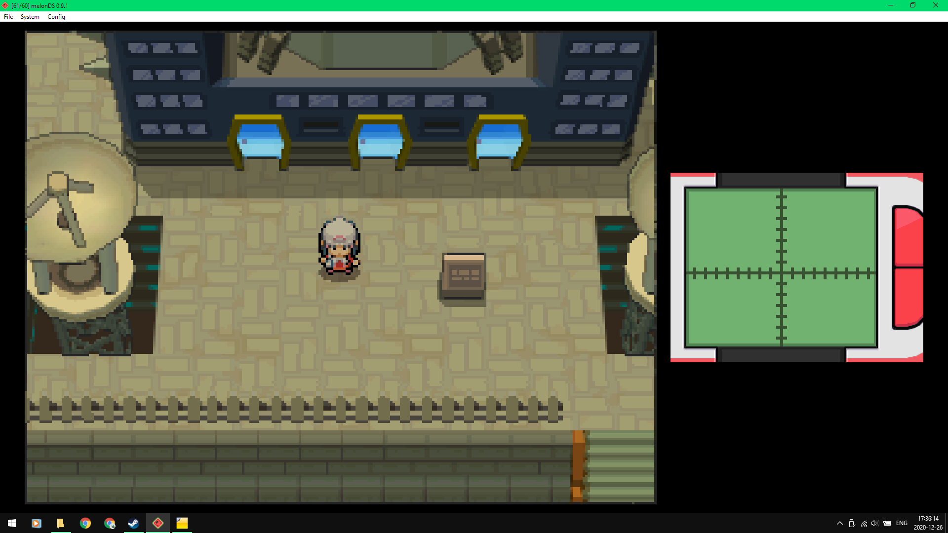 Deemphasized screen size inconsistent between fullscreen and windowed
