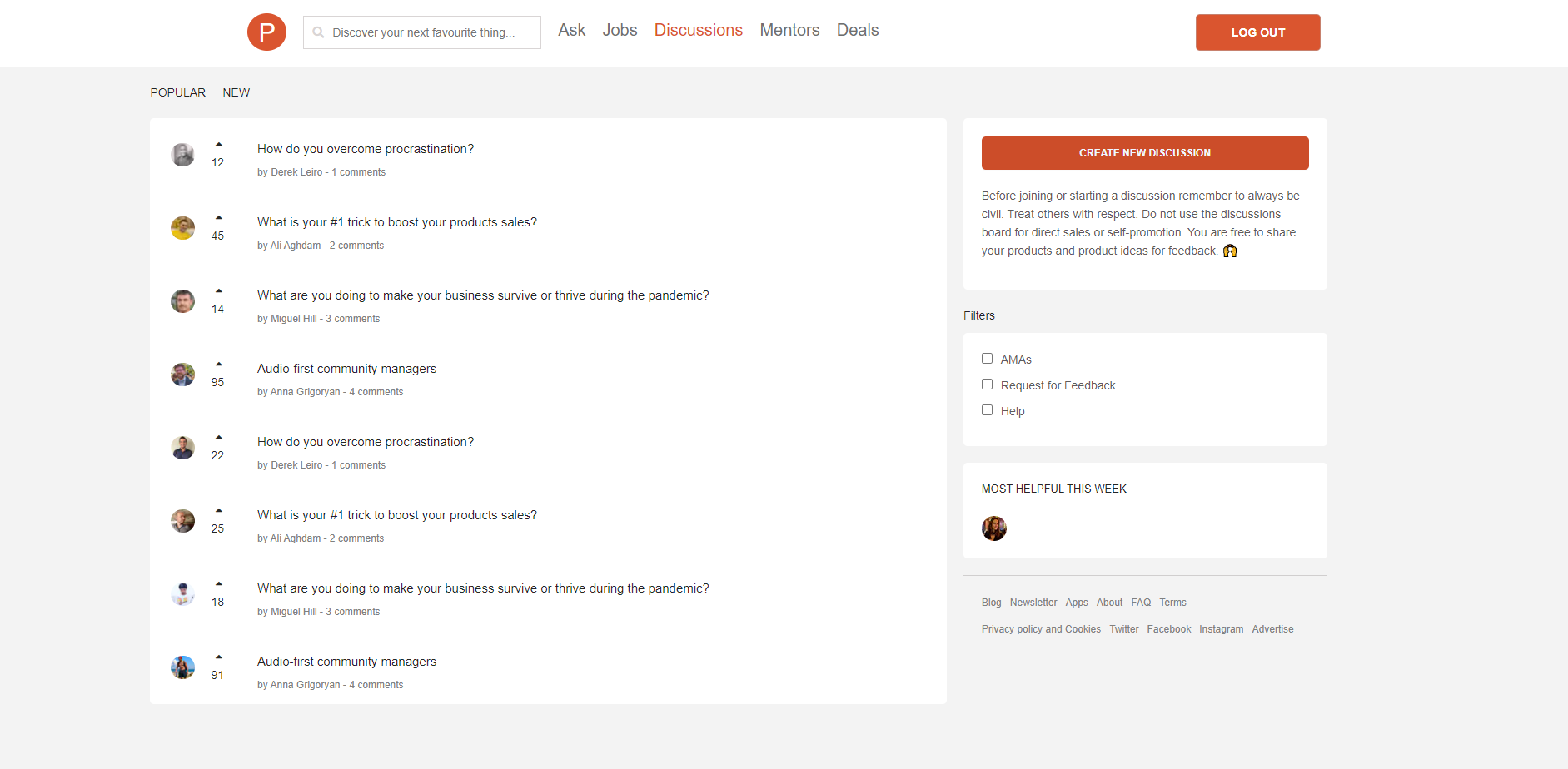 GitHub - aKshayKadam03/product-hunt: Application to research about new ...
