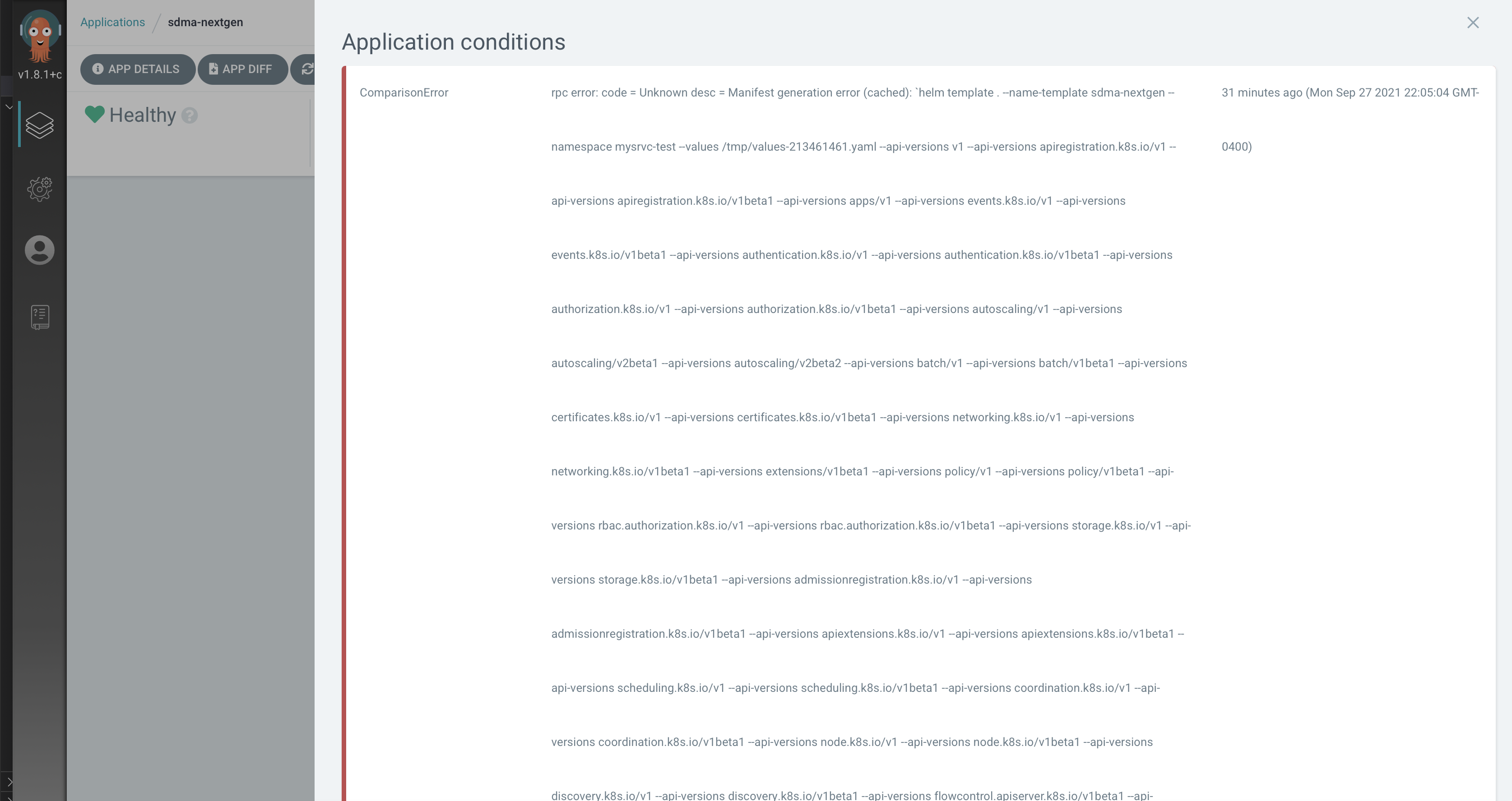 ArgoCd application sync issue - error unmarshaling JSON · Issue #7303 ...