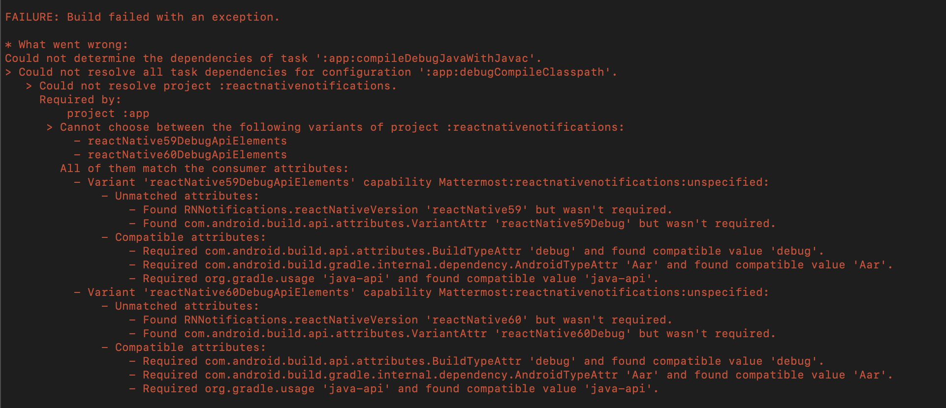 Can not build Android App · Issue #4593 · mattermost/mattermost-mobile ...