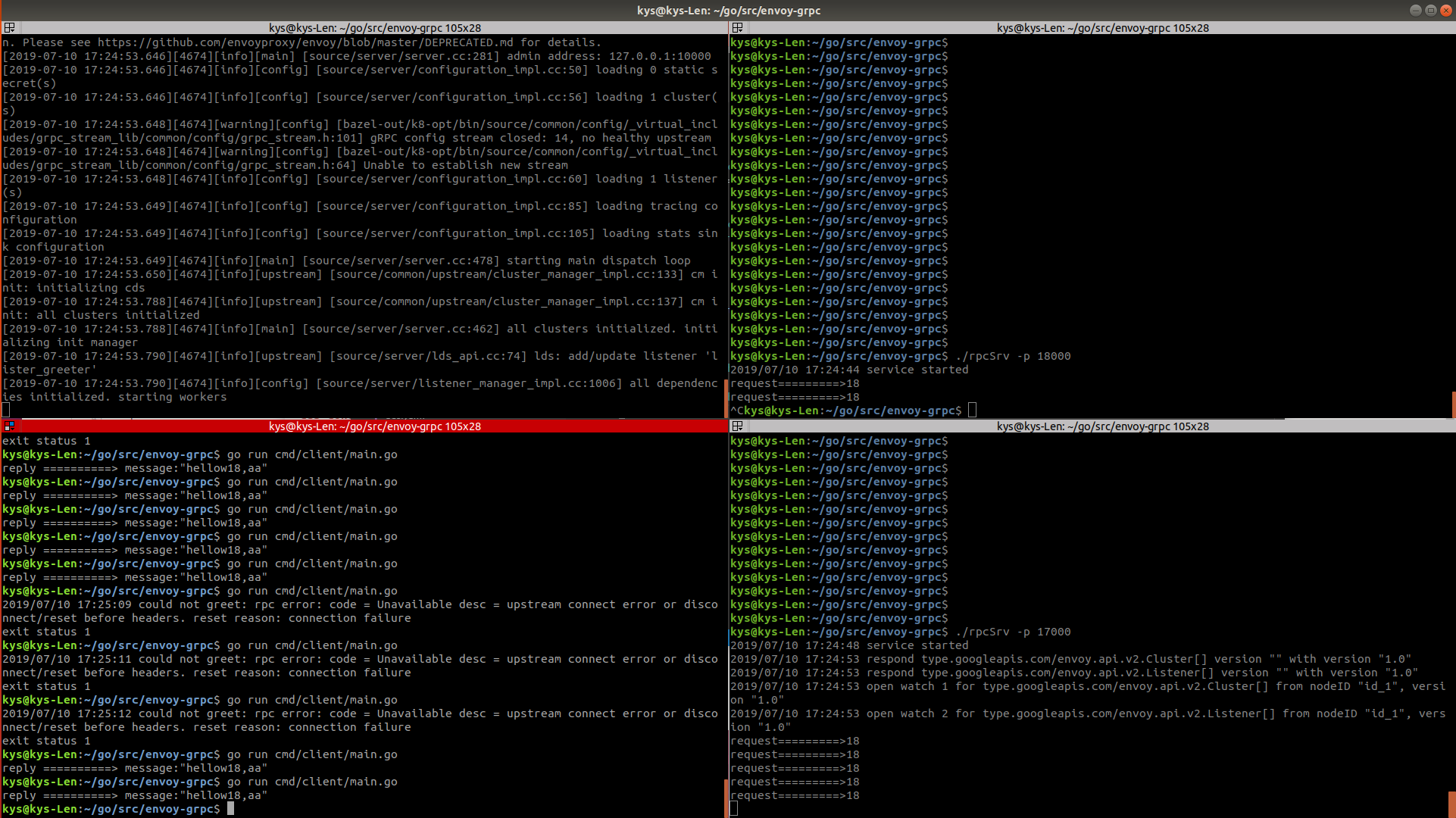 grpc_health_check not work · Issue #7518 · envoyproxy/envoy · GitHub