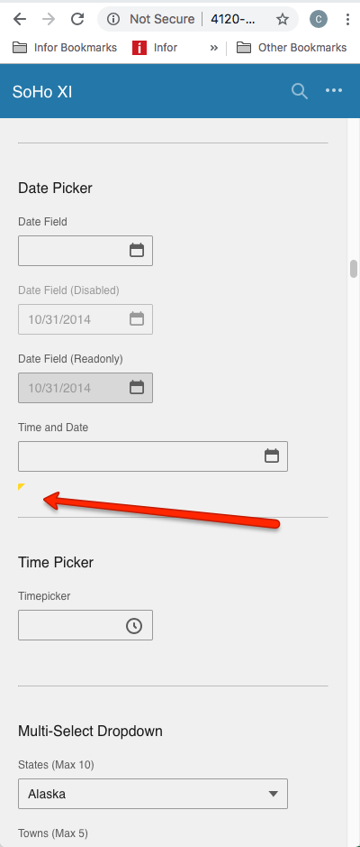 checkboxes responsive view 2