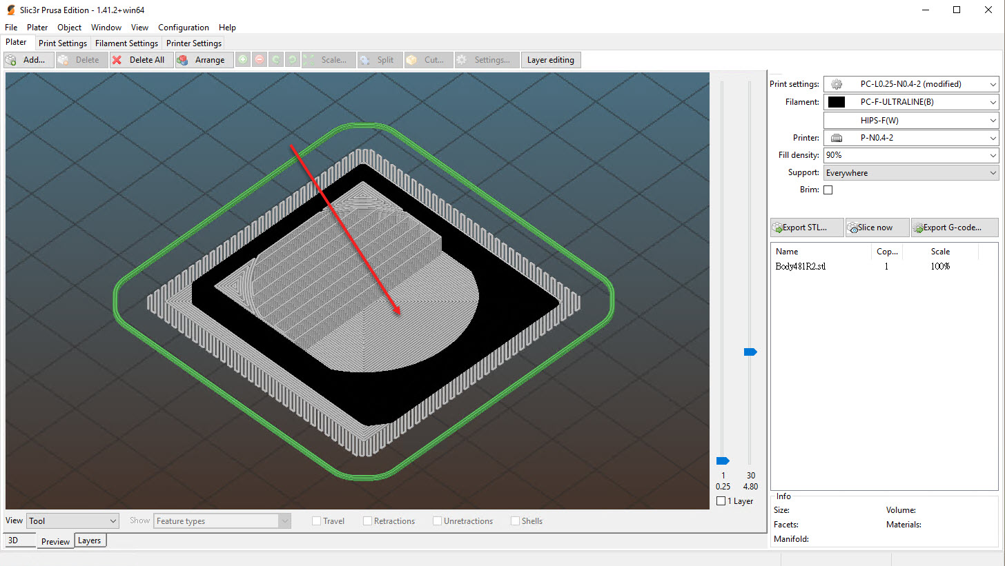 Support not generated · Issue #1458 · prusa3d/PrusaSlicer · GitHub