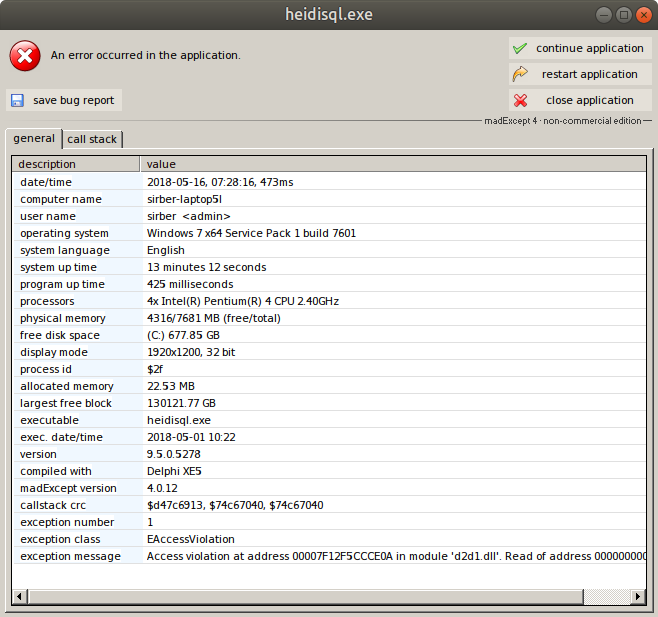 wine access violation on start on latest nightly · Issue 265