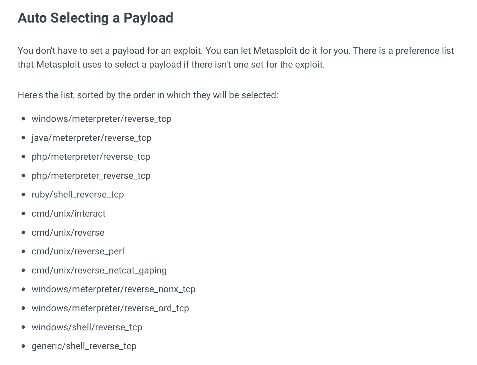 How to select a reliable payload automatically ? · Issue #14342 ...