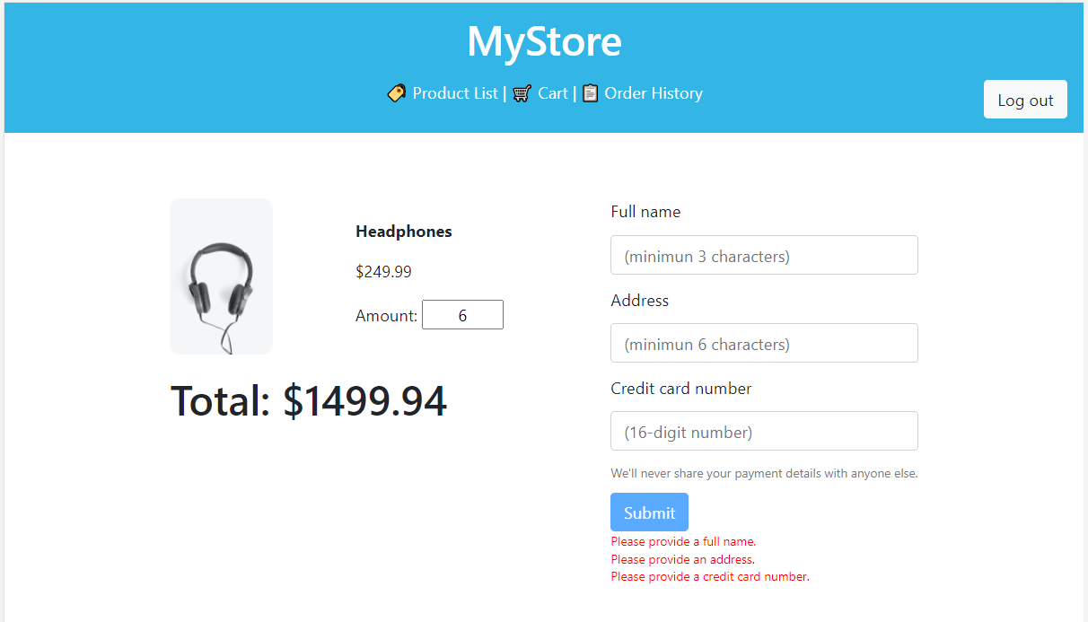 GitHub - gene20898/Storefront: A simple e-commerce website · GitHub