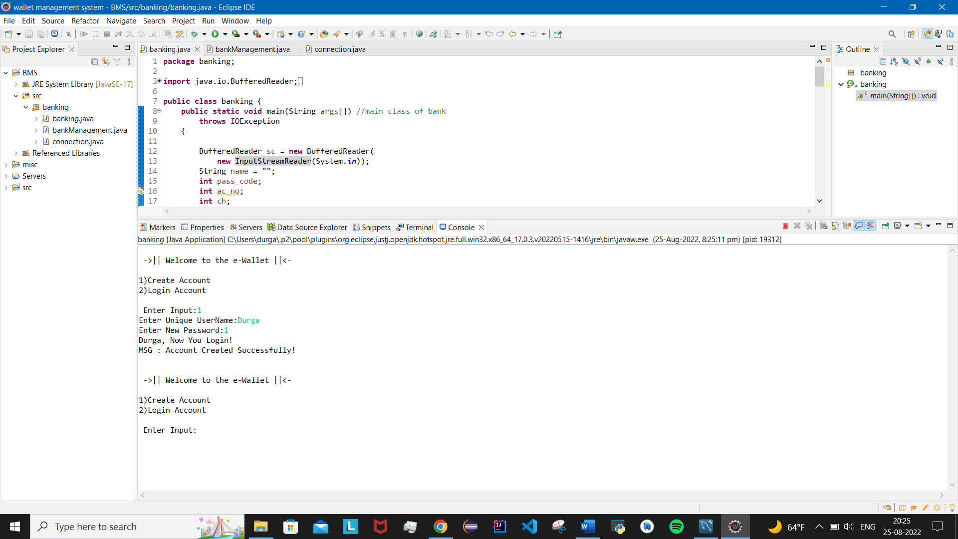 GitHub durgas4/eWalletmanagementBackendusingjava Basic ewallet