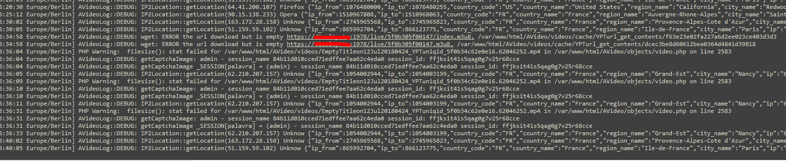 Information about this is error · Issue #3374 · WWBN/AVideo · GitHub