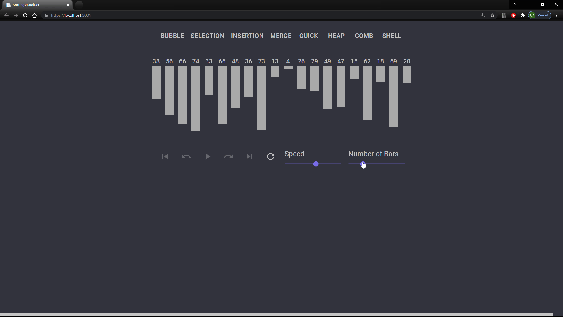 GitHub - nowhh01/sorting-visualiser · GitHub