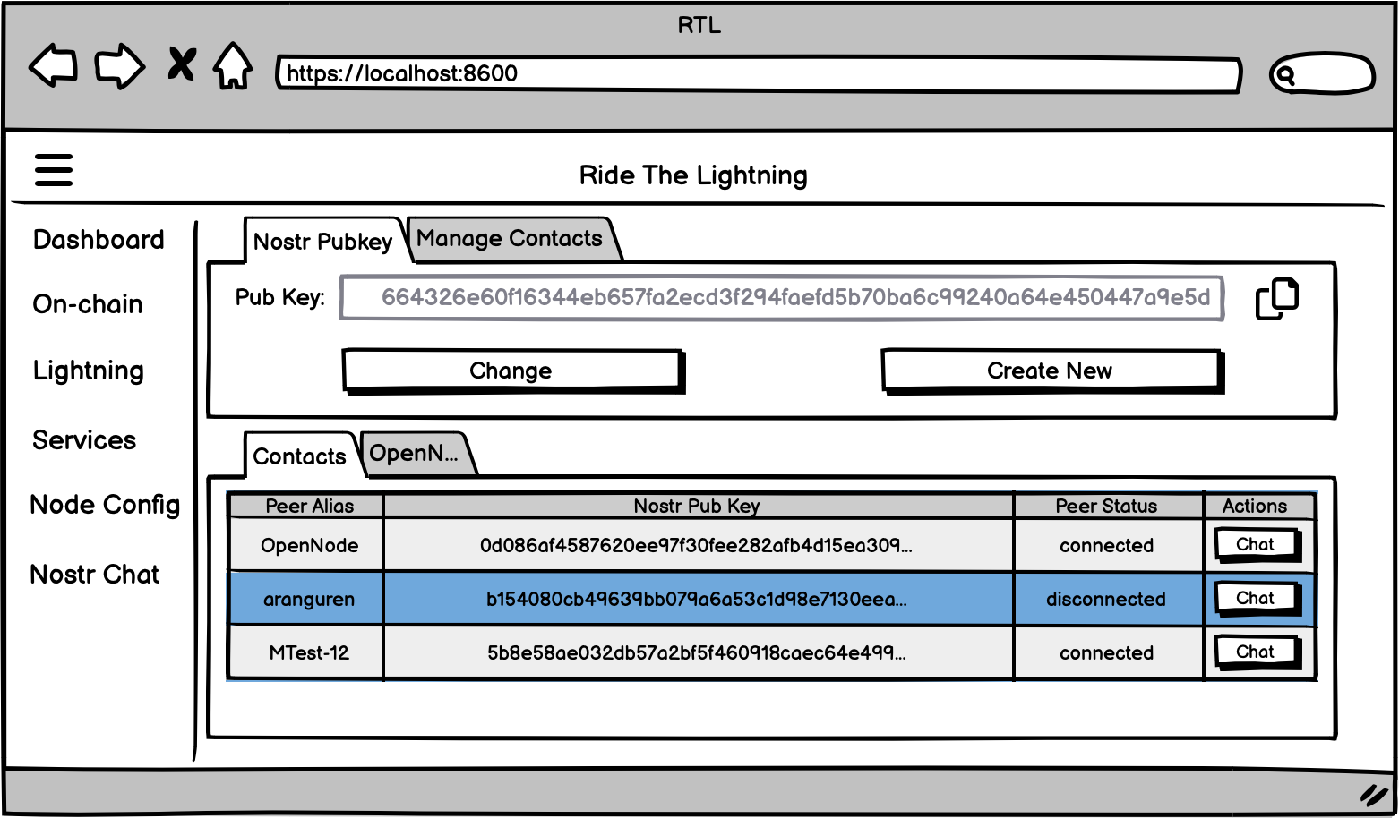 Node - Nostr chat home