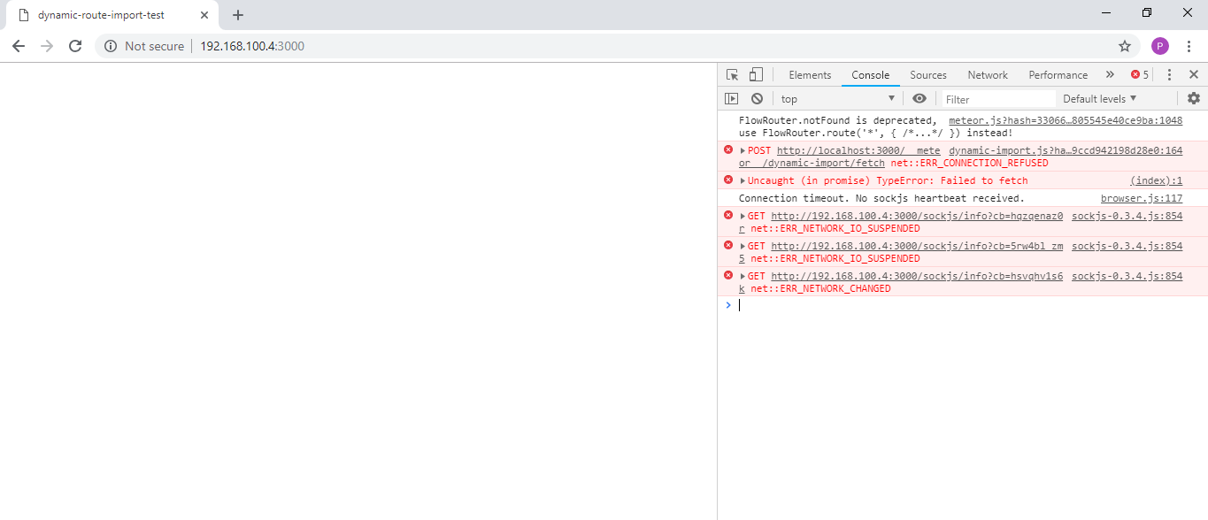 Dynamic Import fails on network access · Issue #10436 · meteor/meteor ...