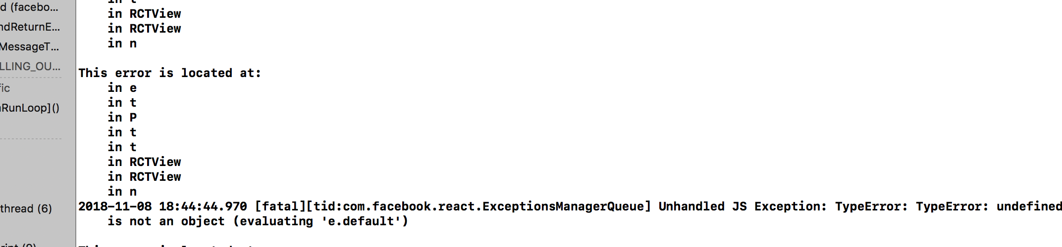 My IOS app crashed in release mode. · Issue #22192 · facebook/react ...