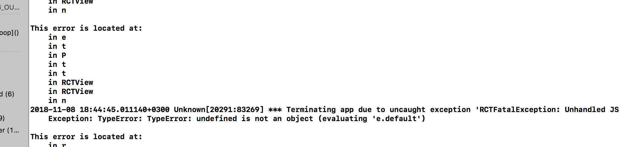 My IOS app crashed in release mode. · Issue #22192 · facebook/react ...