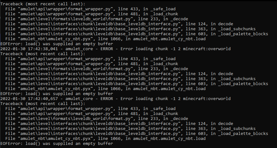 [Bug Report] Missing chunks after performing Bedrock -> Java world ...