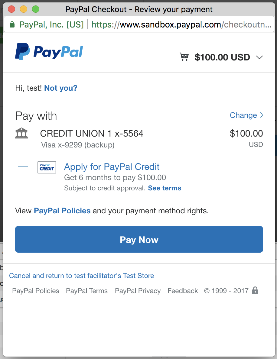 Payment could not be executed · Issue #524 · paypal/paypal-checkout