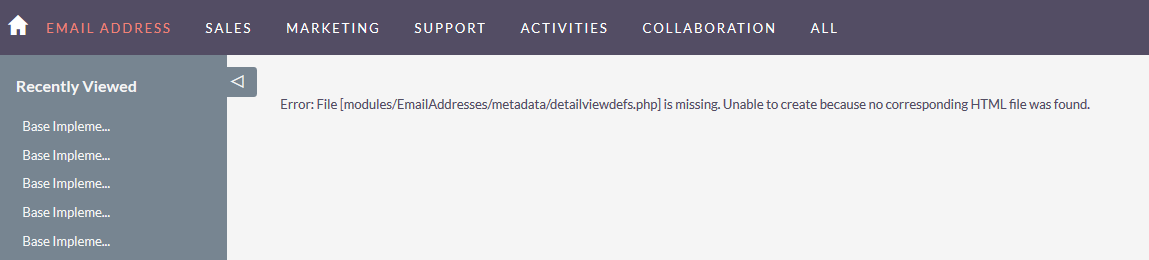 suitecrm7 10 1-emailrecentlyviewed-1