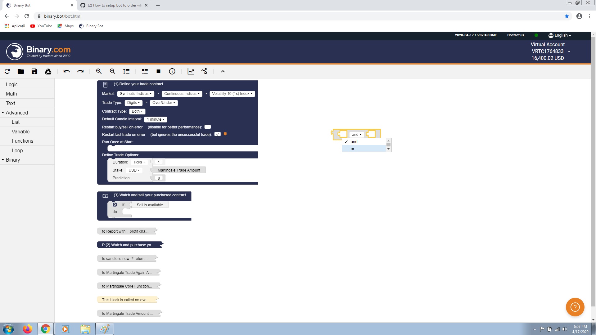 How to setup bot to order when last digit show >8 or 9 twice? · Issue ...