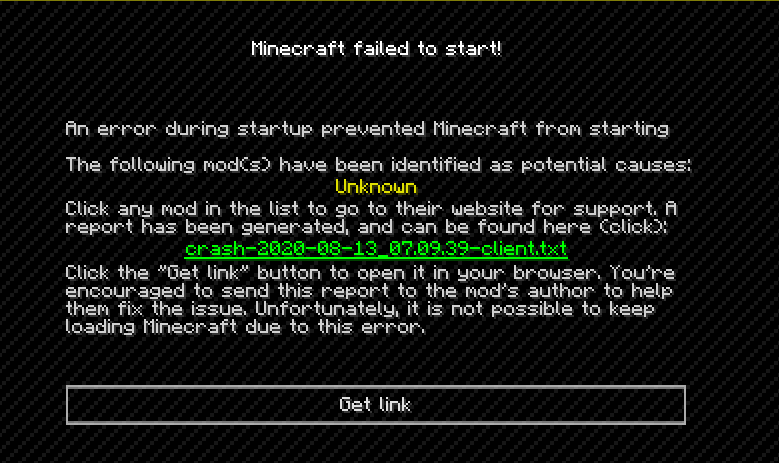 technic pack download error