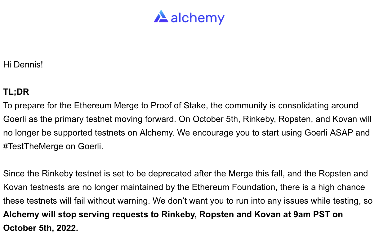 Switch Rinkeby to Goerli Testnet · Issue #34 · yieldgate/yieldgate · GitHub